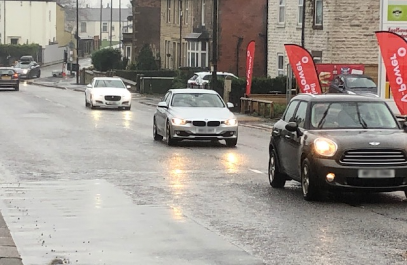 Traffic on Market Street, Tottington