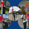 councillors put up poppies across bury